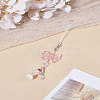 1Pc Resin & Alloy Mobile Straps AJEW-LP0006-21A-1