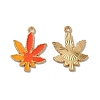 Alloy Enamel Pendants PALLOY-E028-14B-02-1