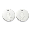 Non-Tarnish 304 Stainless Steel Charms STAS-P280-13P-1