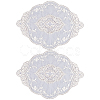 Polyester Lace Embroidery Table Mats AJEW-WH0413-78-1