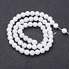 Natural White Jade Beads Strands X-GSR6mmC067-3