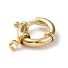 Eco-friendly Brass Spring Ring Clasps KK-D082-02G-C-3