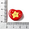 Winter Theme Printed Opaque Acrylic Beads OACR-U008-01A-01-3