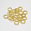 Brass Open Jump Rings KK-E647-17G-5mm-1