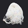 Imitate Austrian Crystal Electroplate Bicone Glass Bead Strands X-GLAA-F029-3x3mm-A01-3