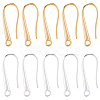 32Pcs 2 Colors Brass Earring Hooks KK-SC0006-56-1