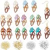 DIY Leaf Dangle Earring Making Kits DIY-OC0006-29-1