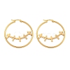 304 Stainless Steel Huggie Hoop Earrings EJEW-P282-01E-G-1