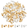 80Pcs 4 Style Brass Cord Ends KK-AR0002-53-1