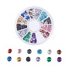 Imitation Taiwan Acrylic Rhinestone Pointed Back Cabochons OACR-X0006-11-4mm-B-1
