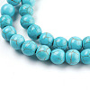Synthetic Turquoise Beads Strands TURQ-S192-8mm-2-3