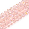 Electroplate Glass Beads Strands EGLA-A044-T6mm-L22-1
