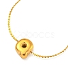 304 Stainless Steel Micro Pave Cubic Zirconia Pendant Necklaces NJEW-H017-01G-Q-1