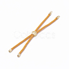 Nylon Twisted Cord Bracelet Making MAK-T003-13G-2