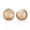 Transparent Handmade Blown Glass Globe Beads GLAA-T012-40A-01-2
