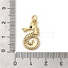 Brass Micro Pave Cubic Zirconia Pendants KK-C137-05E-G-3
