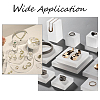 Flat Round Transparent Acrylic Display Base DJEW-WH0034-50D-7