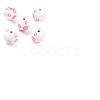 50Pcs Spray Painted Natural Wood Beads WOOD-PH0001-69-1