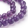 Natural Amethyst Beads Strands X-G-G099-6mm-1-3