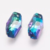 K9 Glass Rhinestone Pendants GLAA-K034-C03-A-1