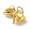 925 Sterling Silver Bowknot Charms STER-K180-01G-2