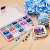 300Pcs 15 Colors Natural Crackle Agate Beads G-TA0001-26-4