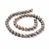 Natural Sandalwood Beads Strands X-WOOD-F008-02-B-2