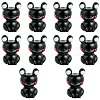 10Pcs Handmade Bumpy Lampwork Beads LAMP-SZ0001-66B-1