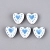 Handmade Porcelain Beads PORC-Q005-11B-1