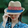 Ethnic Style Embroidery Polyester Ribbons SK-TAC0001-01-8