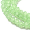 Imitation Jade Glass Beads Strands GLAA-F029-J4mm-01-3