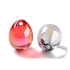 UV Plating Transparent Acrylic Pendants MACR-K356-02-2