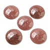 Natural Strawberry Quartz Cabochons G-C115-02B-10-1