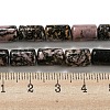 Natural Rhodonite Beads Strands G-M420-E07-03-5
