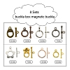 74Set 8 Style Tibetan Style Alloy Toggle Clasps FIND-YW0001-38-2