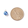 Glass Pearl Pendants PALLOY-JF01880-01-3