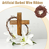 Synthetic Fibre Rope Imitation Barbed Wire for Party Decoration DIY-WH0430-399-6