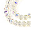 Transparent Glass Beads Strands X-EGLA-N016-6mm-05-3
