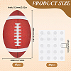 15Pcs Rugby Party Paper Cut AJEW-SP0001-30-2