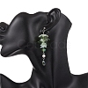 Jellyfish 304 Stainless Steel Shell Pearl Dangle Stud Earrings EJEW-TA00773-01-2