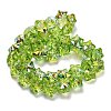 Electroplate Baking Paint Glass Beads Strands EGLA-K061-12A-AB05-2