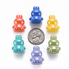 Pearlized Opaque Acrylic Beads MACR-S373-41I-3