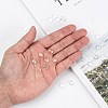 Transparent Glass Cabochons X-GGLA-R026-8mm-7