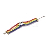 Rainbow Pride Bracelet BJEW-F424-02-2