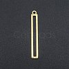 201 Stainless Steel Pendants STAS-N090-LA139-1