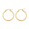 Ion Plating(IP) 304 Stainless Steel Hoop Earrings EJEW-N0016-11G-C-4