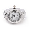 201 Stainless Steel Stretch Watchband Finger Ring Watches LS-WACH-G018-03P-01-1