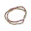 Electroplate Glass Bead Strands LS-EGLA-R042-4mm-04-2