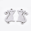 Tarnish Resistant 201 Stainless Steel Kitten Links connectors STAS-T044-58P-2