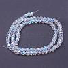 Electroplate Glass Beads Strands EGLA-J042-6mm-AB03-3